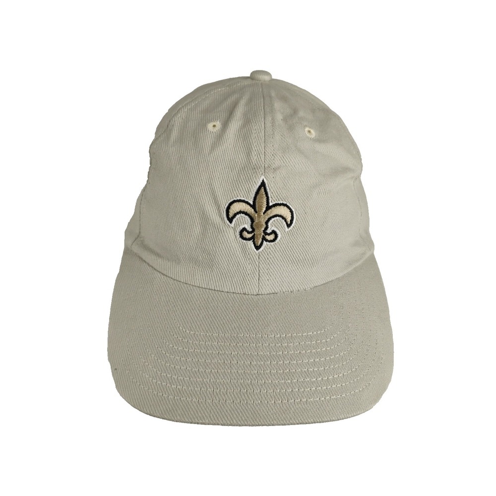 New Orleans Saints Baseball Cap Beige Embroidered NFL Licensed Cotton OS New